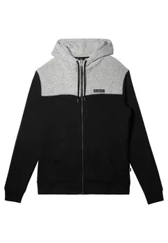 Толстовка на молнии KELLER BLOCK Quiksilver, серый