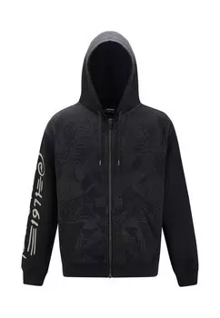Толстовка на молнии KILLS SLOWLY HOODIE Ed Hardy, черный