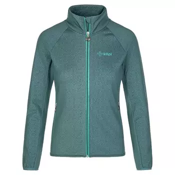 Толстовка на молнии Kilpi Junie, зеленый