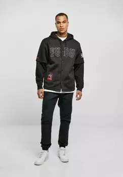 Толстовка на молнии KK SIGNATURE BLOCK HOODIE FUBU, черный белый