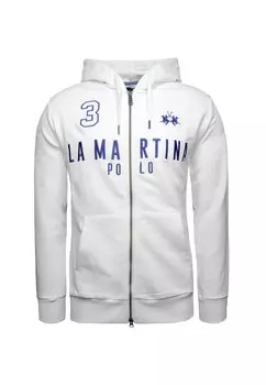 Толстовка на молнии La Martina, белый