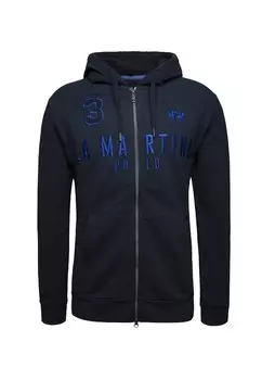 Толстовка на молнии La Martina, темно-синий