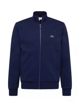 Толстовка на молнии Lacoste, темно-синий
