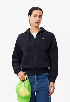 Толстовка на молнии Lacoste, темно-синий