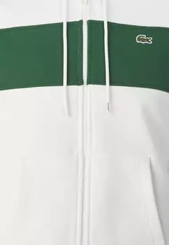 Толстовка на молнии Lacoste, темно-зеленый