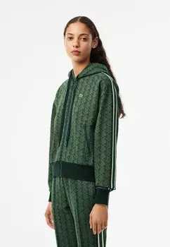 Толстовка на молнии Lacoste, зеленый