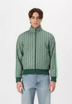 Толстовка на молнии Lacoste, зеленый