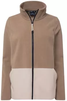 Толстовка на молнии Laurasn, бежевый/светло-коричневый