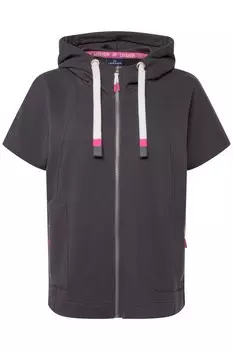 Толстовка на молнии Laurasn, темно-серый