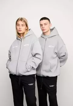 Толстовка на молнии LAW Multiply Apparel, серый