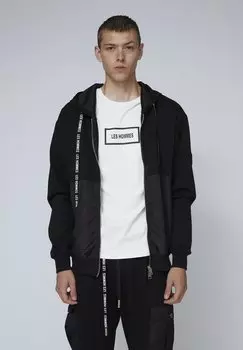 Толстовка на молнии LES HOMMES, черный