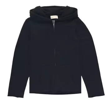 Толстовка на молнии Les Tien Raw Jet Black