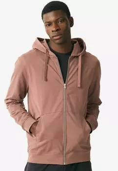Толстовка на молнии LIGHTWEIGHT HOODIE Next, коричневый