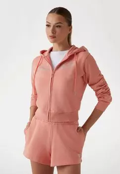 Толстовка на молнии LOGO STRAS Guess, оранжевый