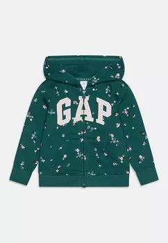 Толстовка на молнии LOGO TODDLER GIRL GAP, зеленый