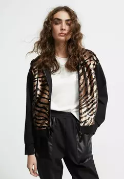 Толстовка на молнии LOLA CASADEMUNT, черный