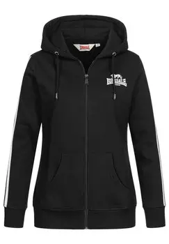 Толстовка на молнии Lonsdale, черный