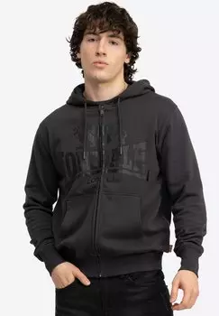 Толстовка на молнии Lonsdale, серый