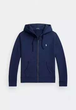 Толстовка на молнии LOOPBACK FLEECE FULL-ZIP HOODIE Ralph Lauren, темно-синий