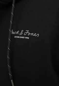 Толстовка на молнии LOOPBACK REISSVERSCHLUSS Jack & Jones, черный
