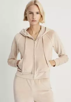 Толстовка на молнии Mango, песочный