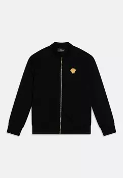 Толстовка на молнии Medusa Embroidery Unisex Versace, цвет black/gold