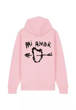 Толстовка на молнии MI AMOR BACK EMBROIDERY Mira Paris, розовый