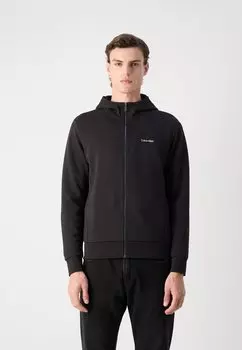 Толстовка на молнии MICRO LOGO REPREVE HOODIE JACKET Calvin Klein, черный