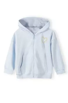 Толстовка на молнии MINOTI, голубой