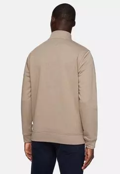 Толстовка на молнии MIXED FULL Boggi Milano, серо-коричневый