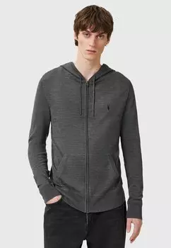 Толстовка на молнии MODE HOODY AllSaints, темно-серый