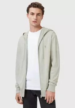 Толстовка на молнии MODE HOODY AllSaints, зеленый