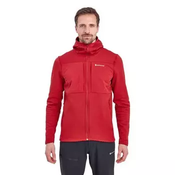 Толстовка на молнии Montane Fury XT, красный