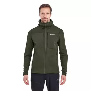 Толстовка на молнии Montane Fury XT, зеленый