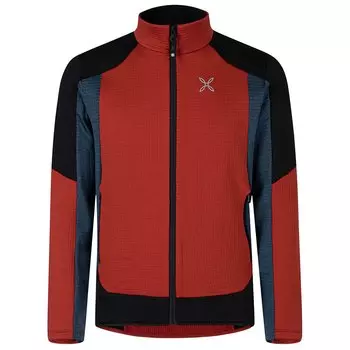 Толстовка на молнии Montura Stretch Color Confort Fit, красный