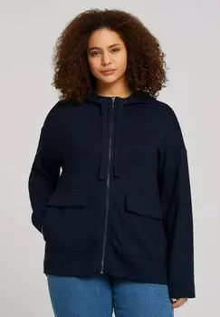 Толстовка на молнии MY TRUE ME TOM TAILOR, цвет sky captain blue