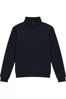 Толстовка на молнии на четверть Kustom Kit, темно-синий