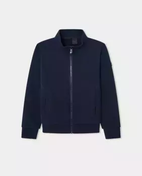 Толстовка на молнии на заказ Hackett, темно-синий