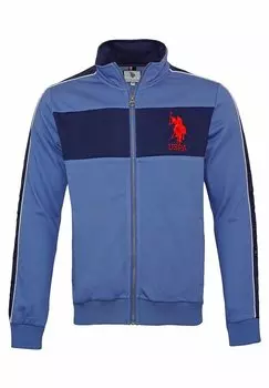 Толстовка на молнии Nels U.S. Polo Assn., синий