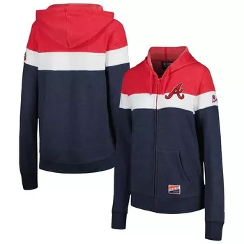 Толстовка на молнии New Era Atlanta Braves, нави