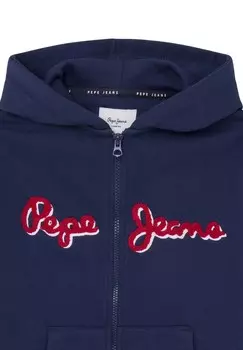 Толстовка на молнии NEW LAMONTY Pepe Jeans, темно-синий