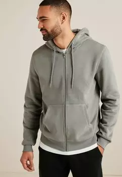 Толстовка на молнии Next ZIP THROUGH, цвет Pale Grey