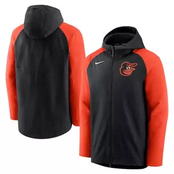 Толстовка на молнии Nike Baltimore Orioles, черный