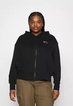 Толстовка на молнии Nike, черно-белый