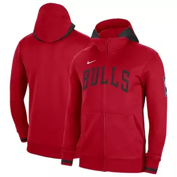 Толстовка на молнии Nike Chicago Bulls, красный