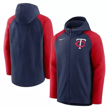 Толстовка на молнии Nike Minnesota Twins, нави