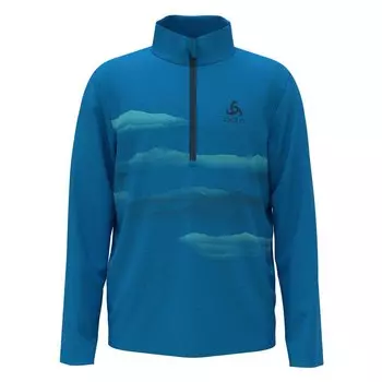 Толстовка на молнии Odlo Berra Graphic, синий