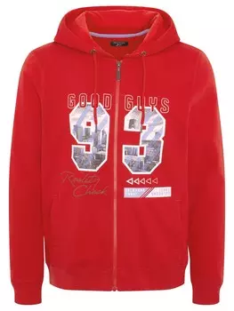 Толстовка на молнии Oklahoma Jeans, красный