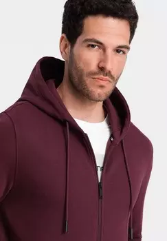 Толстовка на молнии Ombre, Бордо