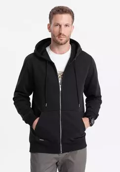 Толстовка на молнии Ombre, черный